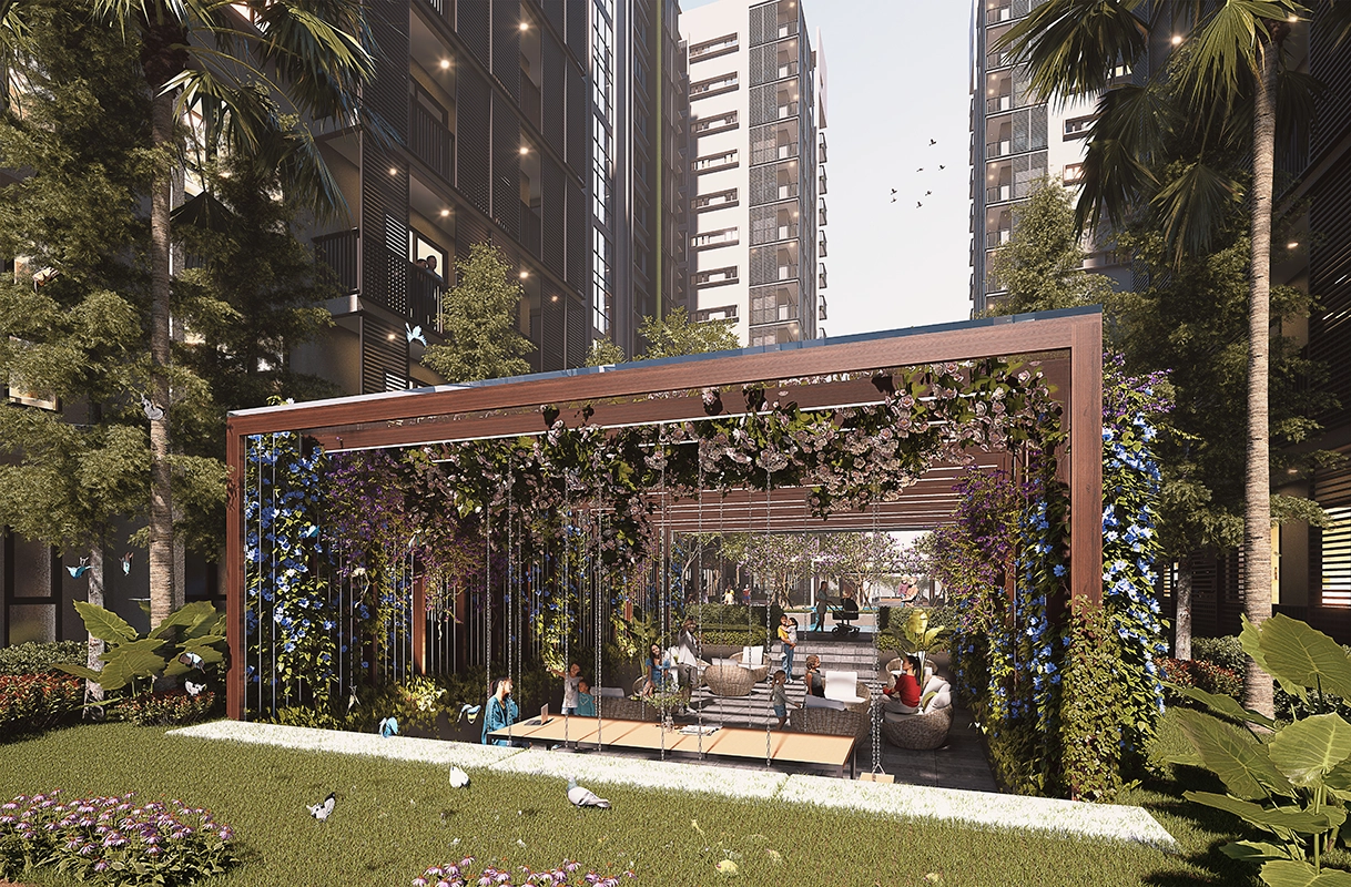 Trellis with Seating